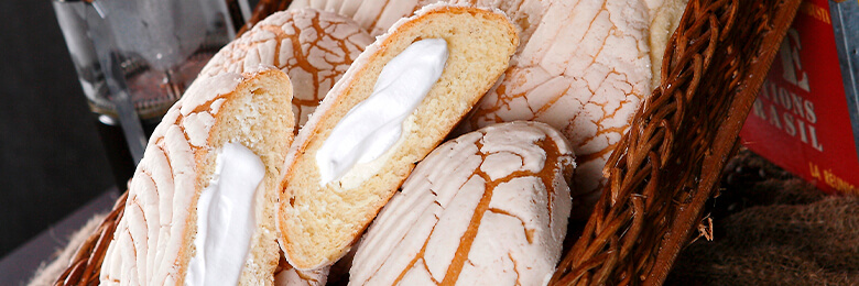 Conchas rellenas clásicas