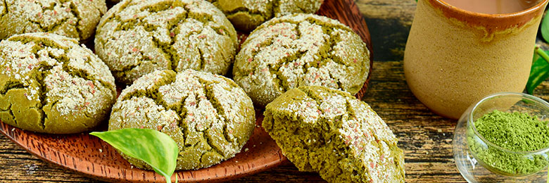 Conchas sabor matcha